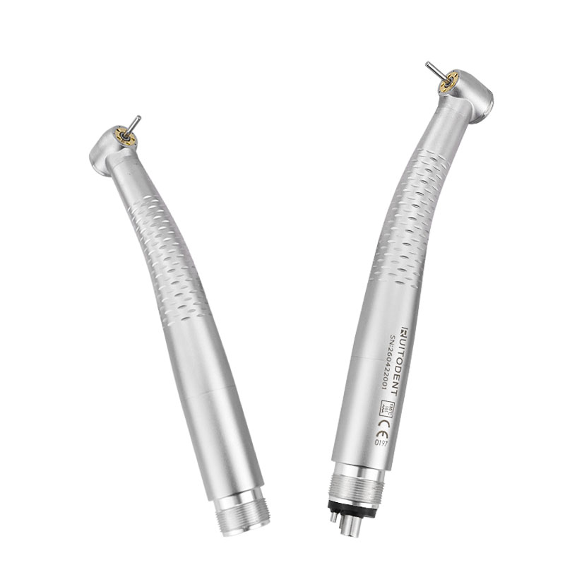 LED High Speed Air Turbine Handpiece – 5 Water Spray, Ceramic Bearing, 2/4 Holes