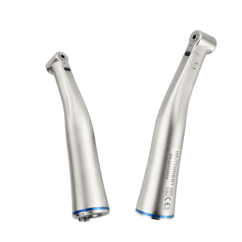 Dental Fiber Optic Handpiece – 1:1 Low Speed Contra Angle, High Quality